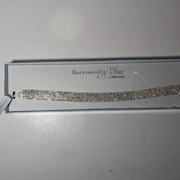 Jewelry - NEW- Borrowed & Blue by Southern Living Wedding Dress Crystal Belt #BLT59357